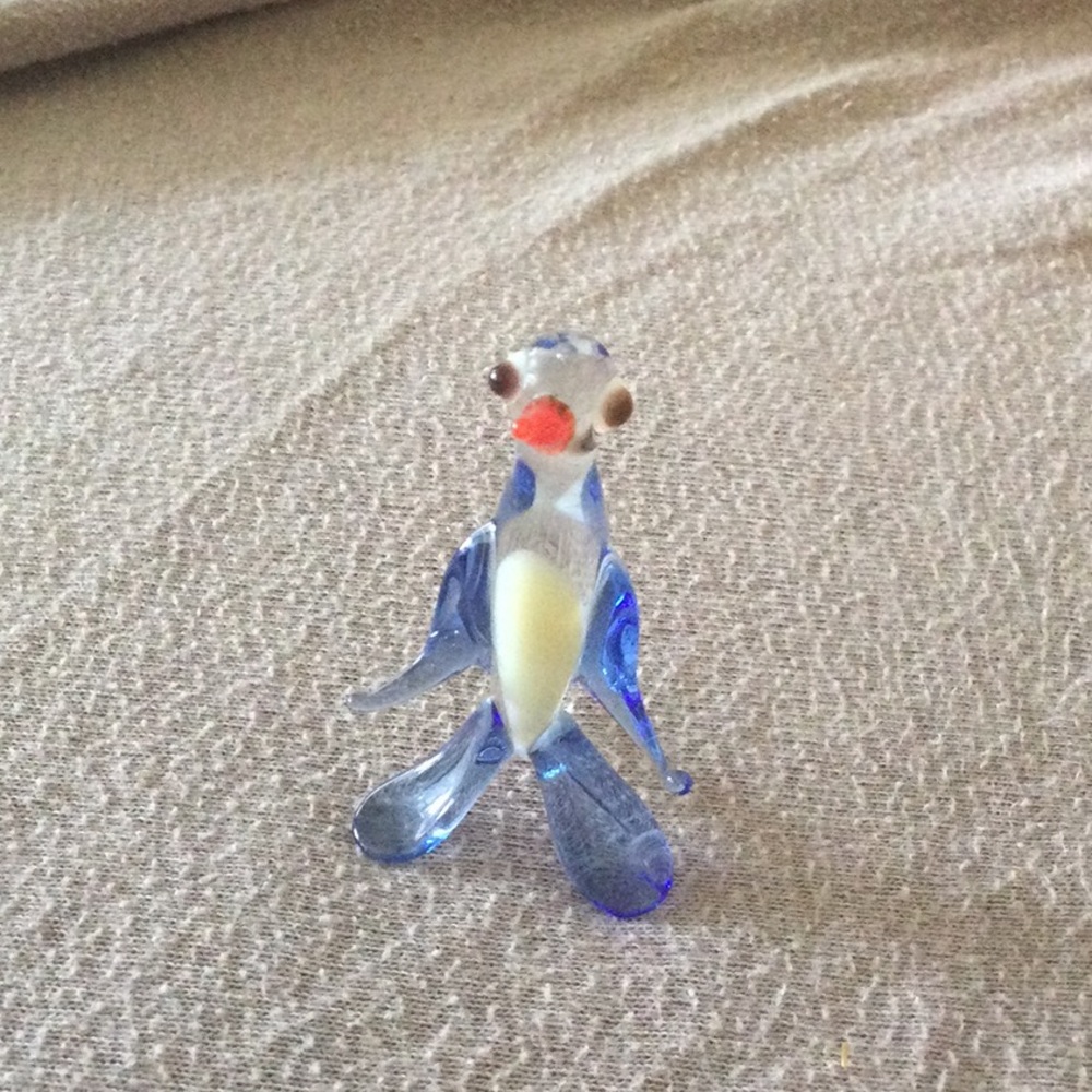 3 for $30 item - Blown Glass Penguin Figurine
